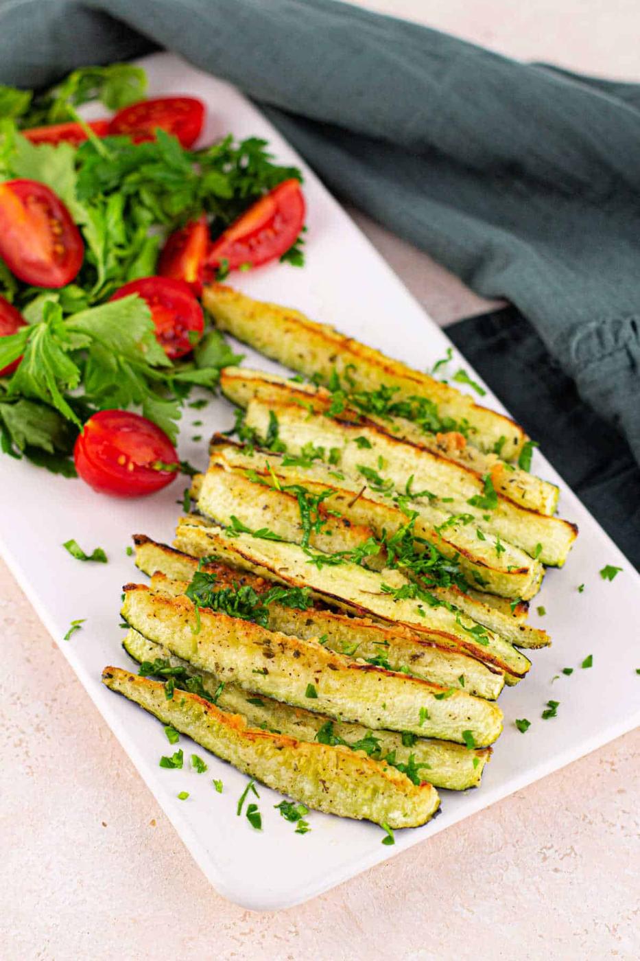Oven Roasted Zucchini
