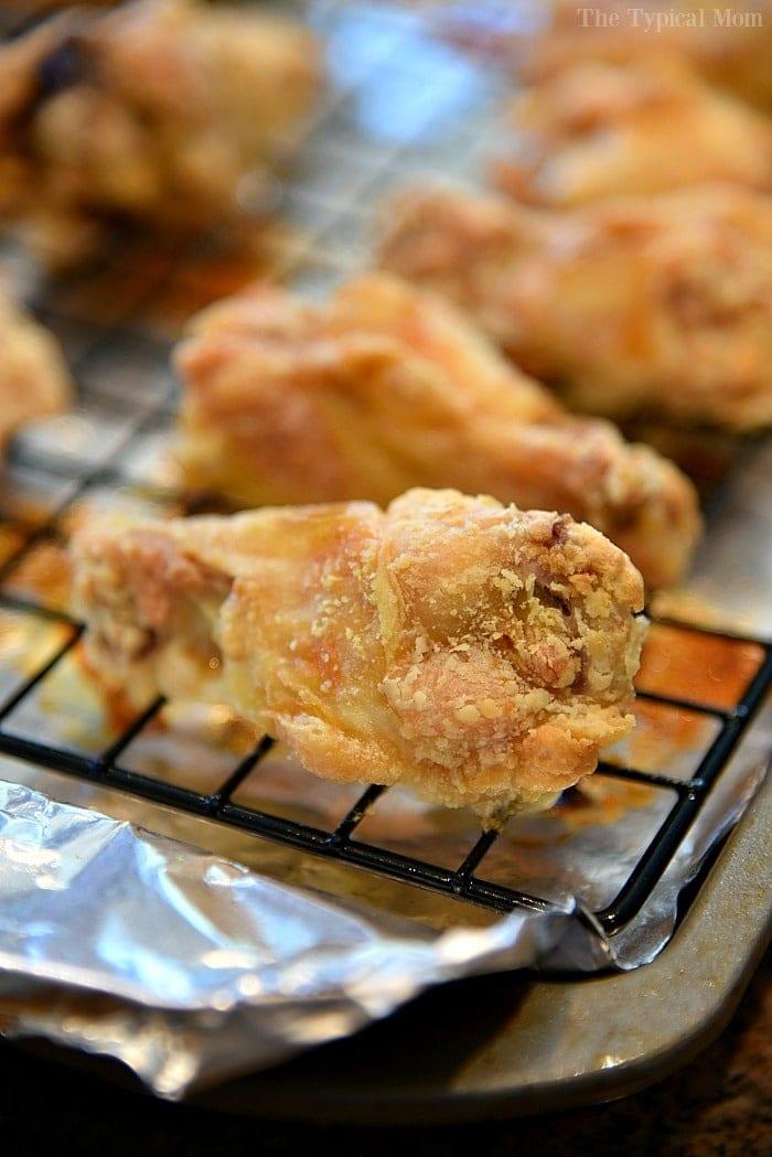 crispy chicken wings recipe