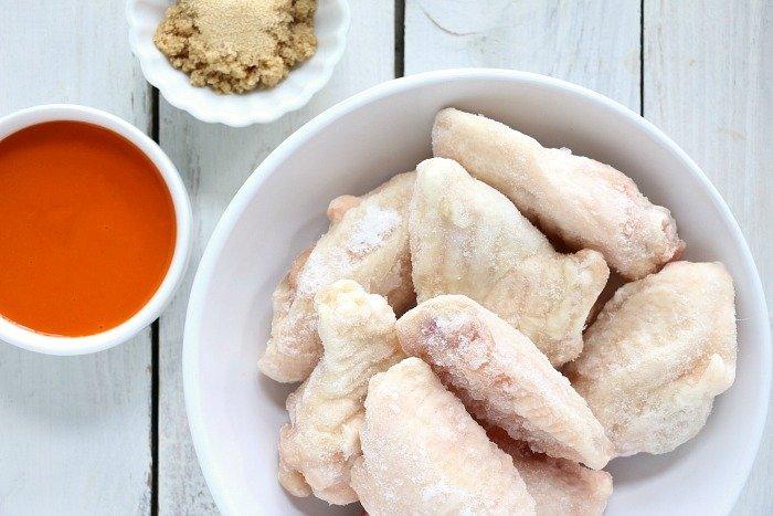 frozen chicken wings