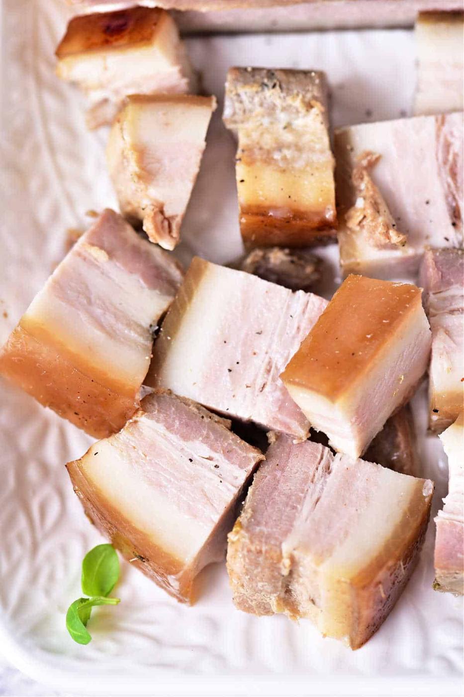 How to Confit Pork Belly