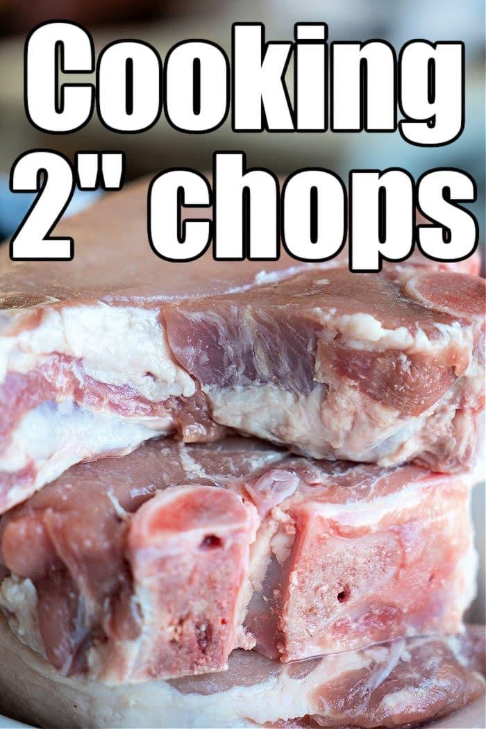how to cook thick pork chops