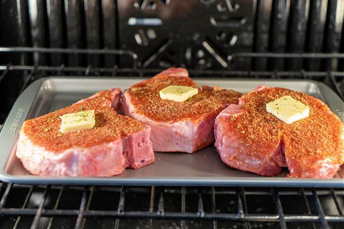 how to bake thick pork chops