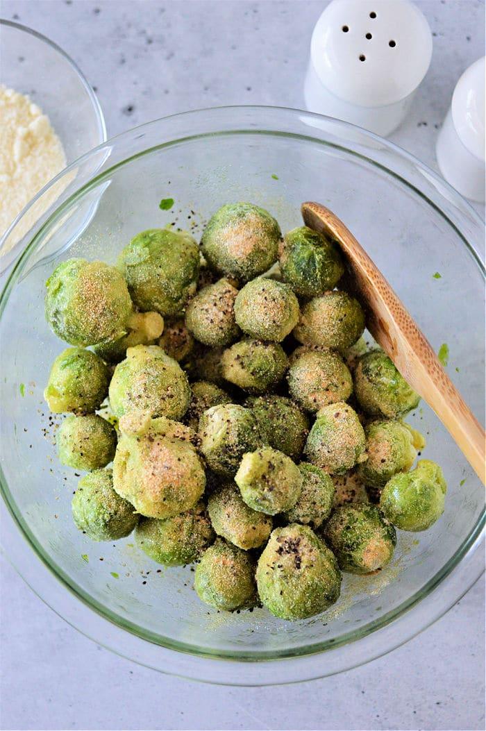 Frozen Brussels Sprouts in oven