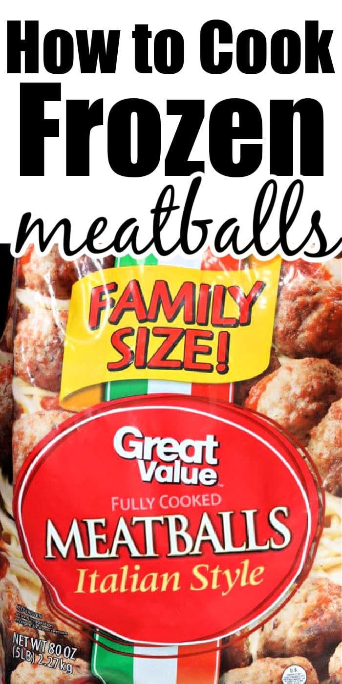 how to cook frozen meatballs