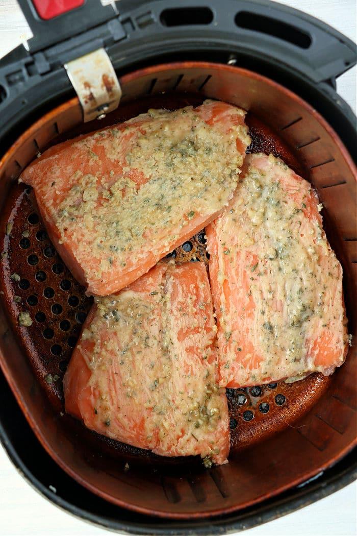 frozen salmon air fryer