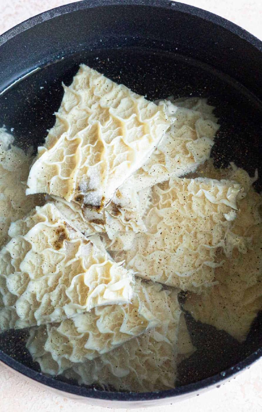 How to Cook Tripe on Stove