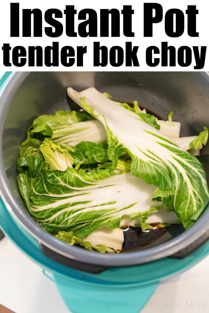 instant pot bok choy