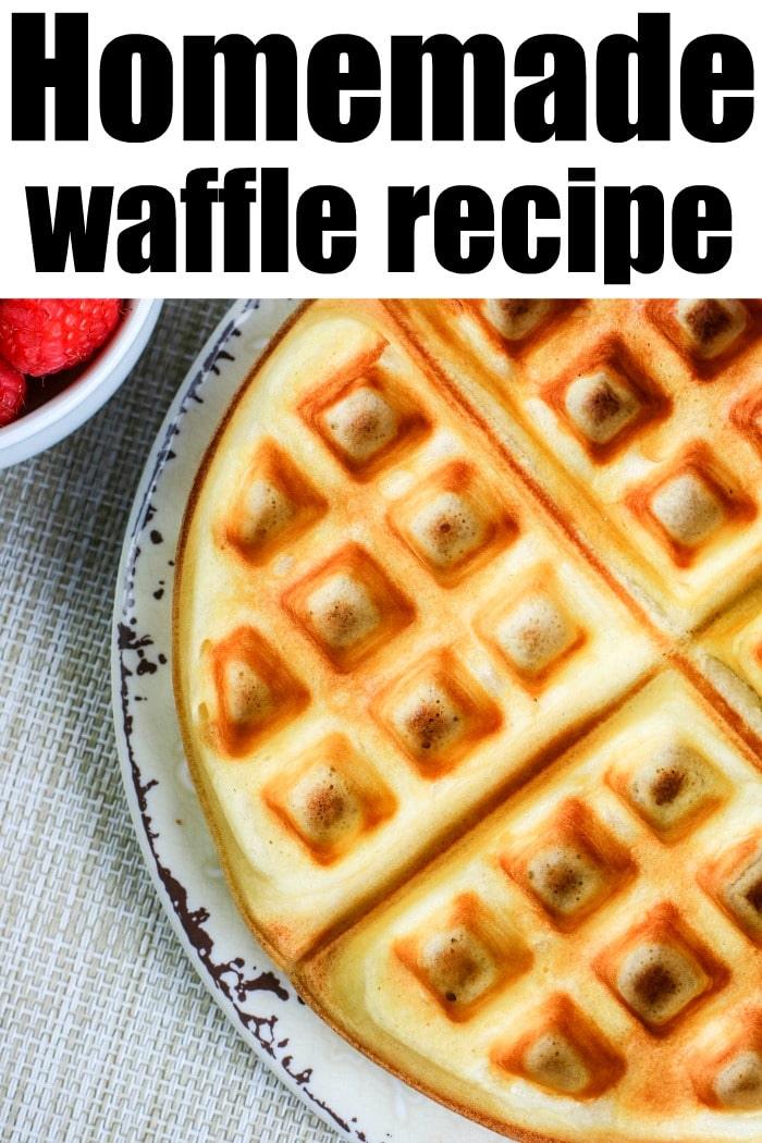 How to Make Homemade Waffles