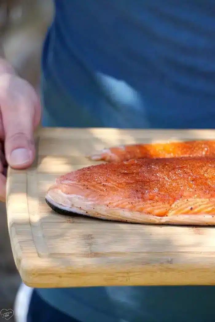 smoked salmon