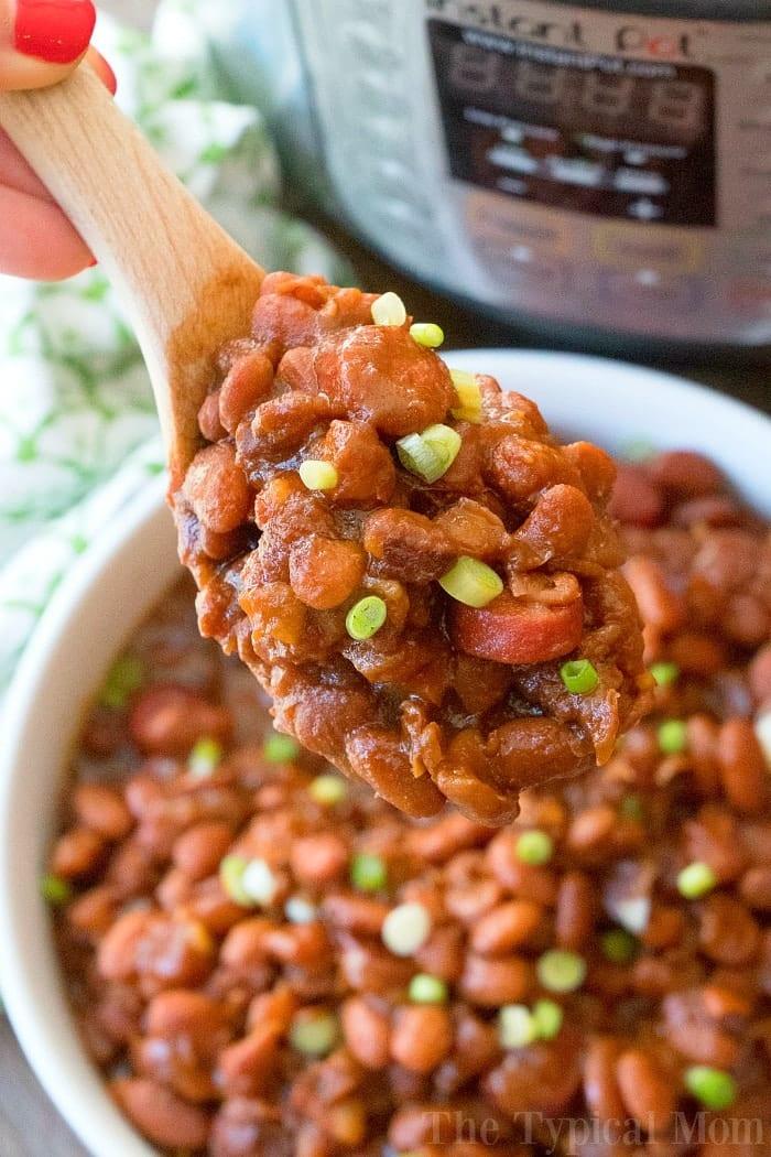 Homemade Instant Pot Beans and Franks