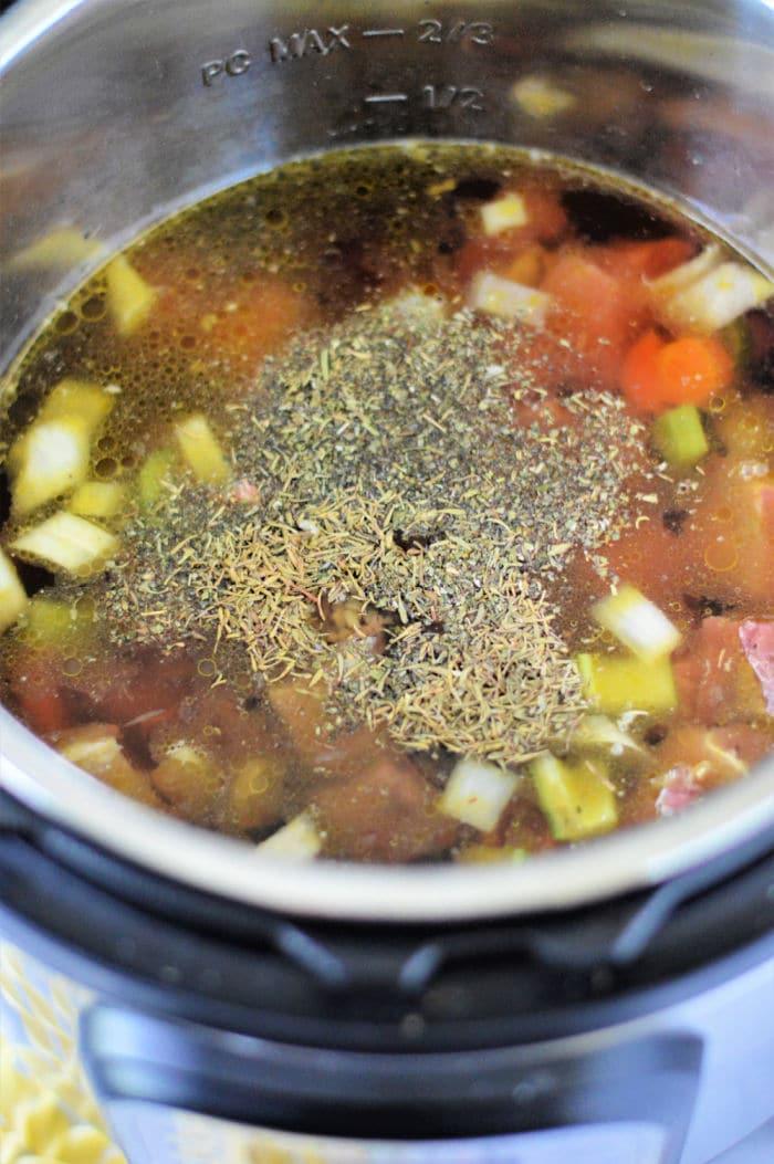 Instant Pot Beef Soup