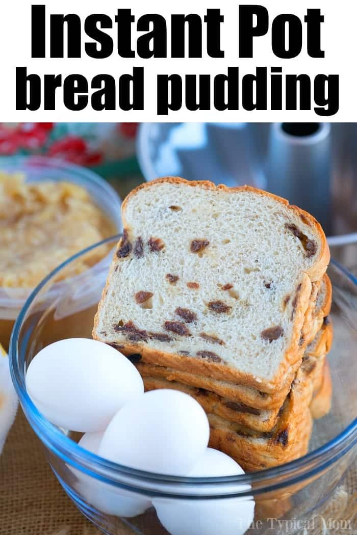 pressure cooker bread pudding