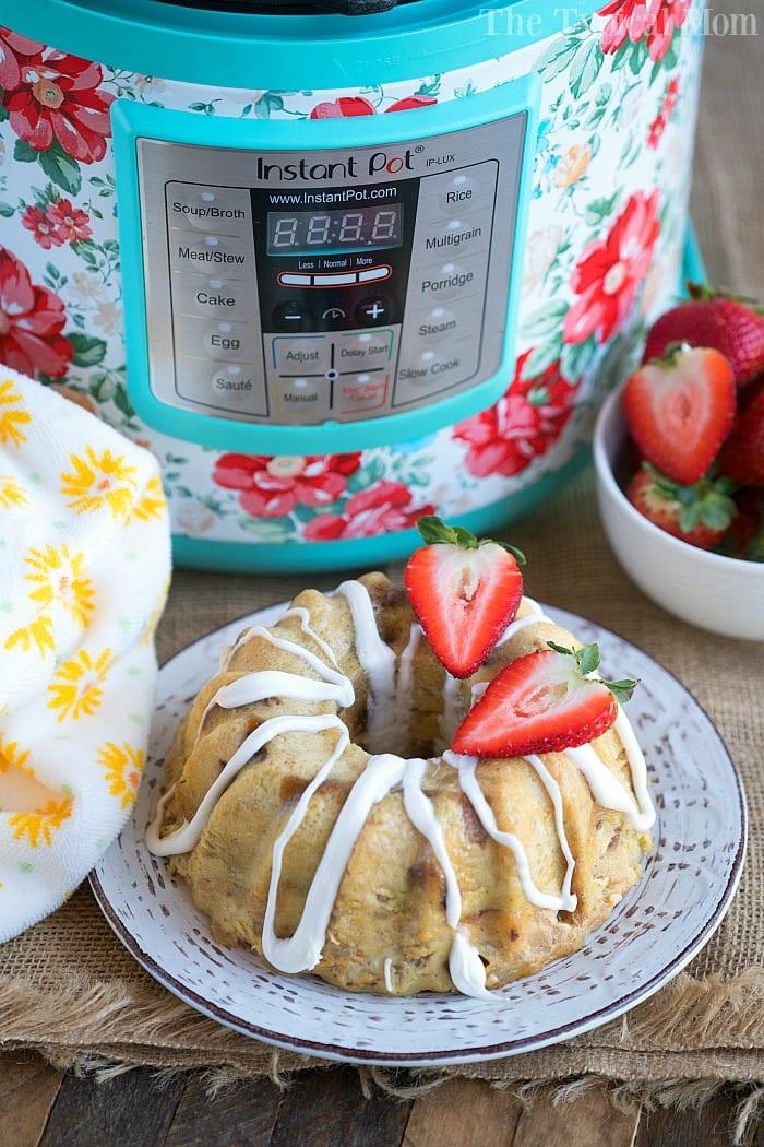 instant pot bread pudding