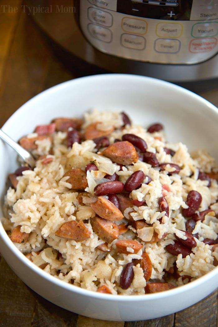instant pot rice and beans