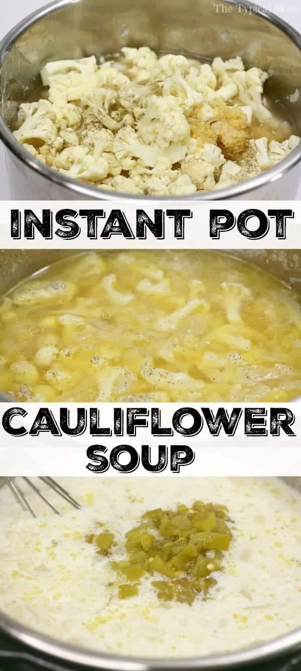instant pot cauliflower soup 2