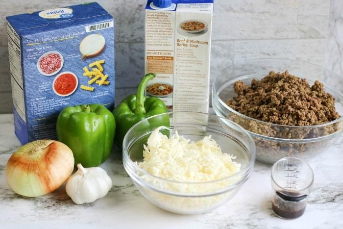 Philly Cheesesteak Pasta recipe