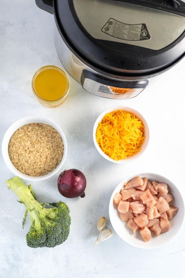 pressure cooker Cheesy Chicken and Rice