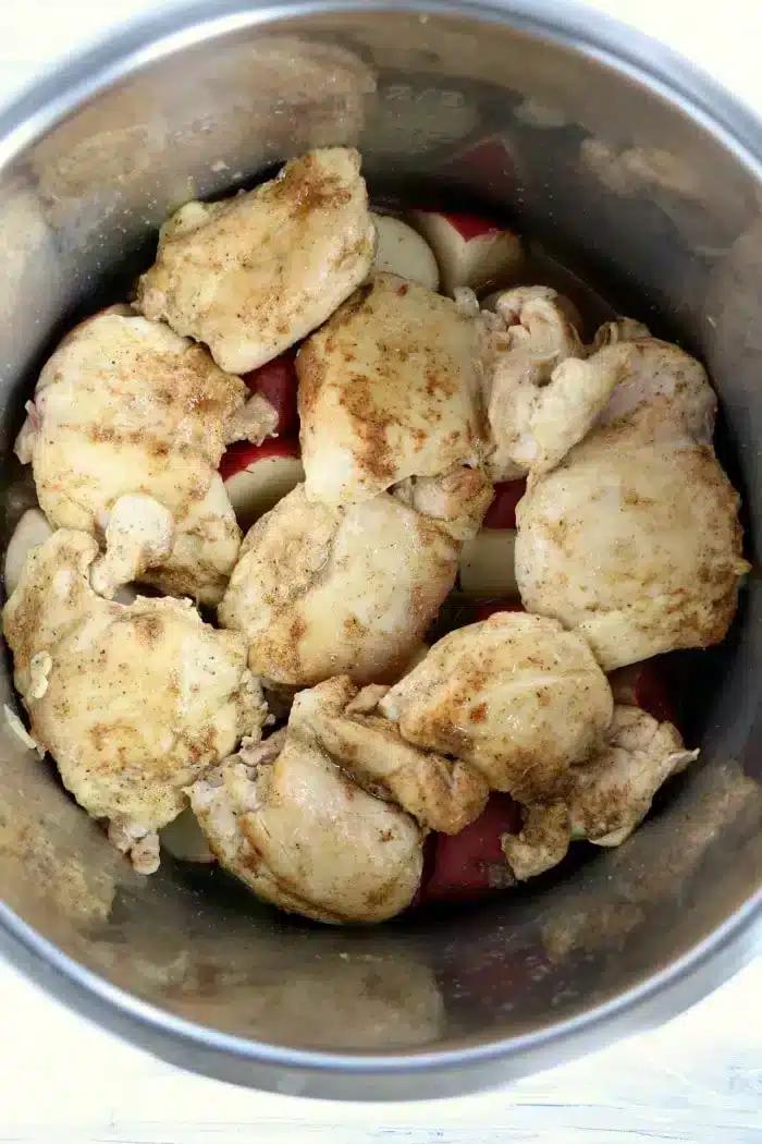 chicken and potatoes instant pot