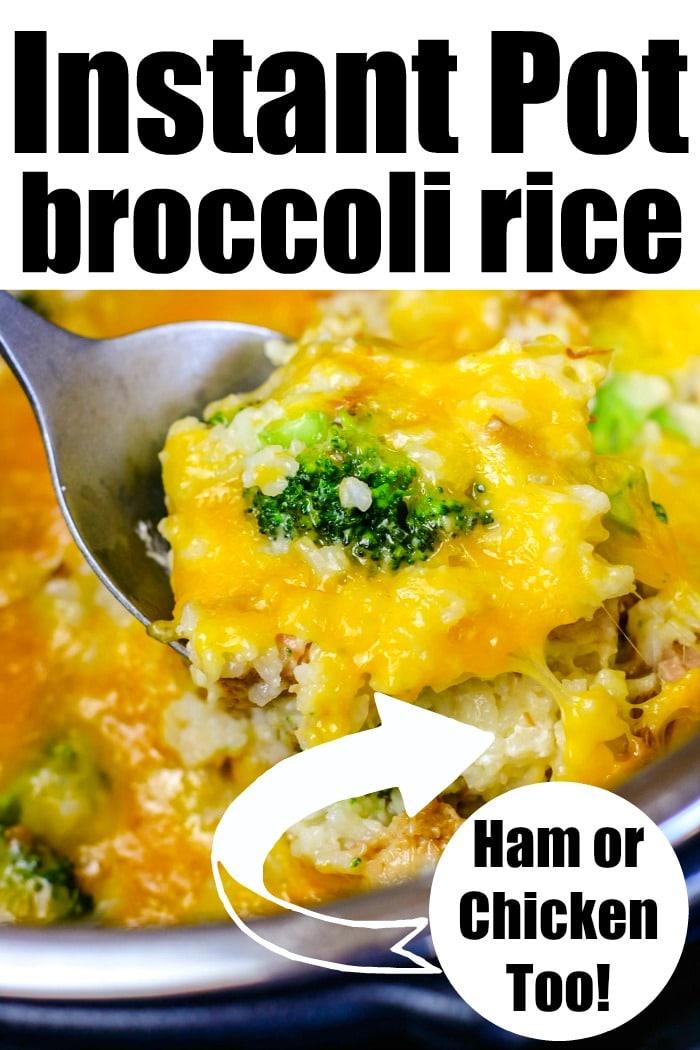 Instant Pot Chicken Broccoli Rice