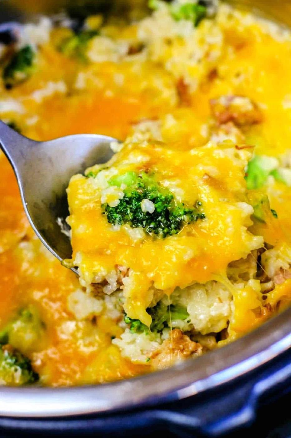 Instant Pot Chicken Broccoli Rice