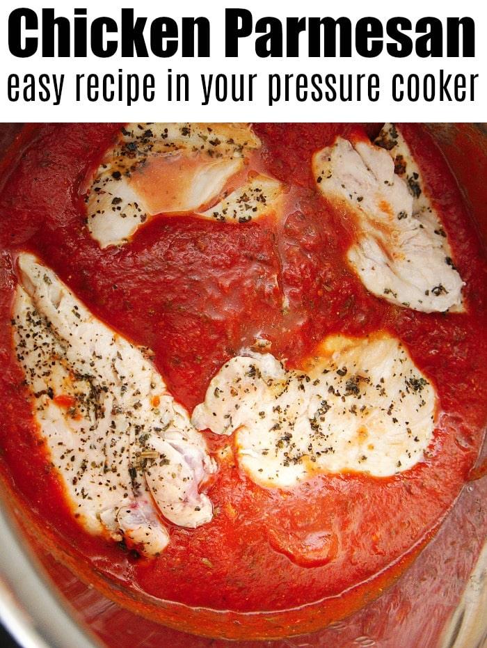 pressure cooker chicken parmesan