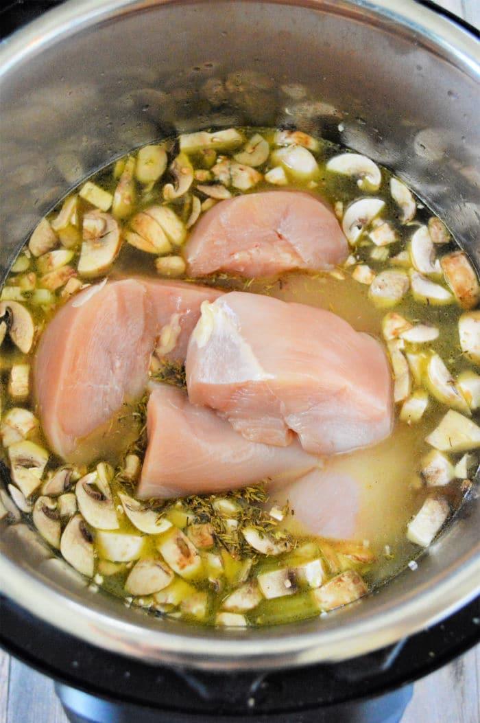 Instant Pot Chicken and Rice Soup
