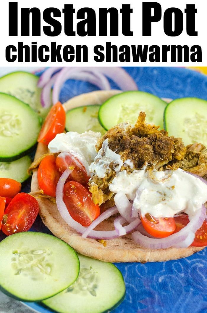 instant pot chicken shawarma