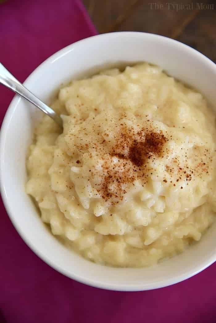 instant pot rice pudding