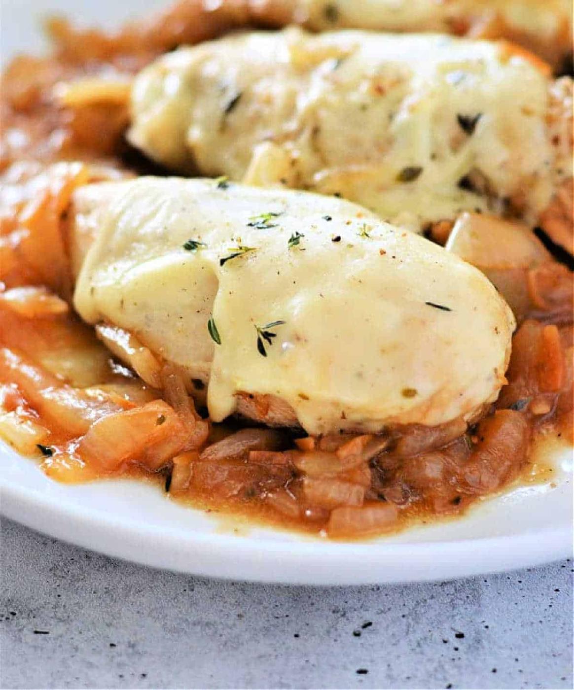 Instant Pot French Onion Chicken