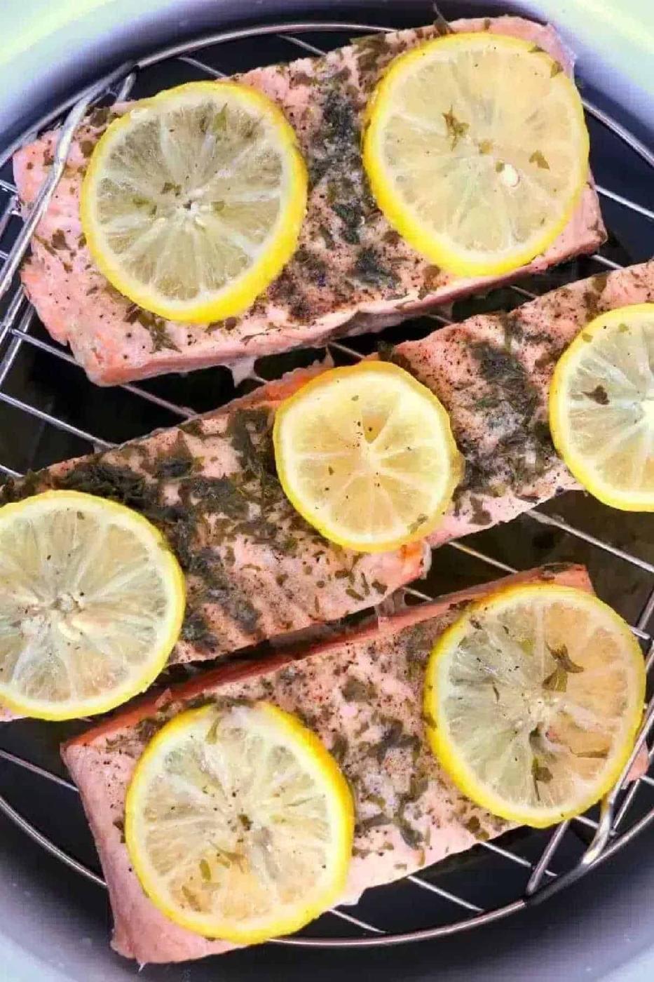 Instant Pot Frozen Salmon