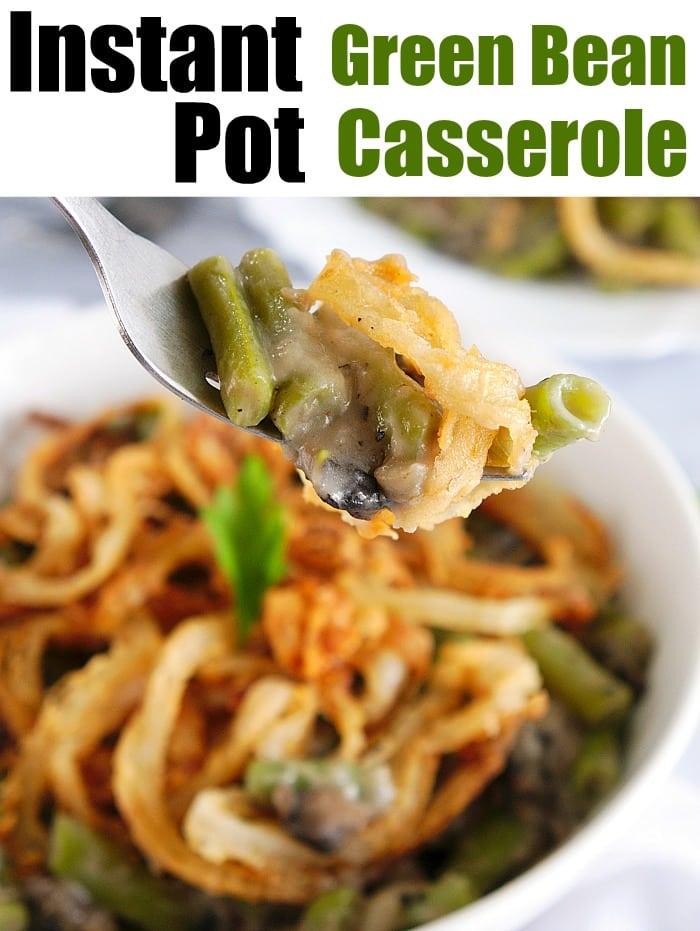 instant pot green bean casserole 2