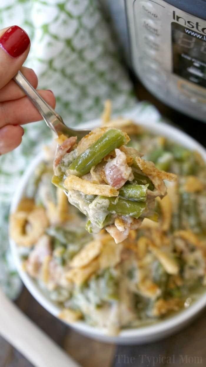 instant pot green bean casserole 3
