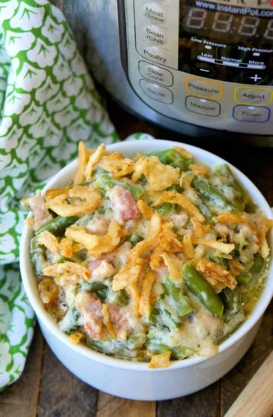 Instant Pot Green Bean Casserole