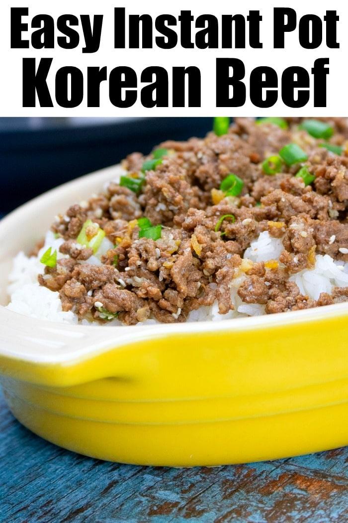 instant pot korean beef