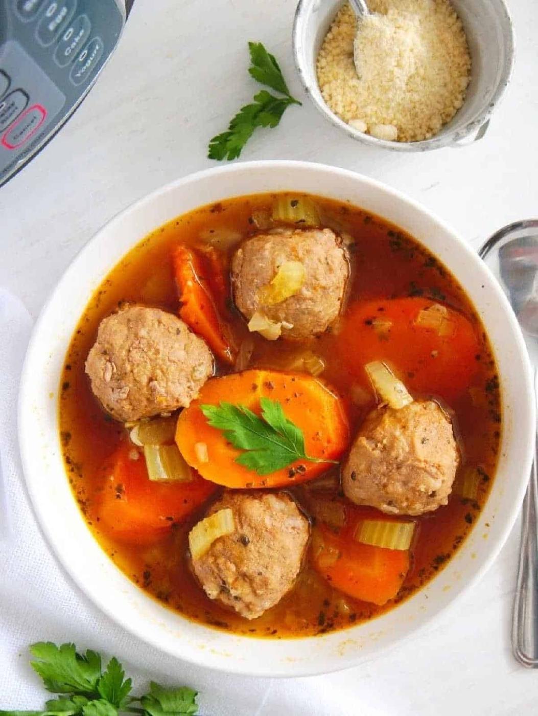 Instant Pot Meatball Soup