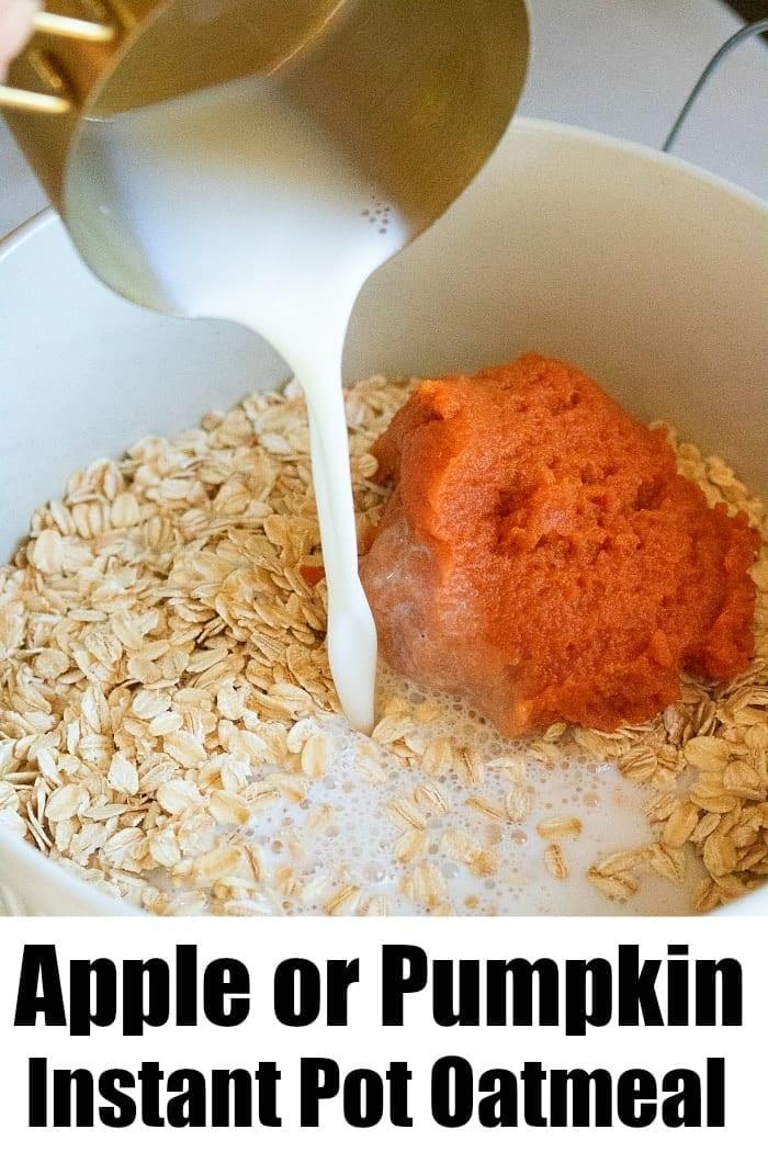 instant pot oatmeal