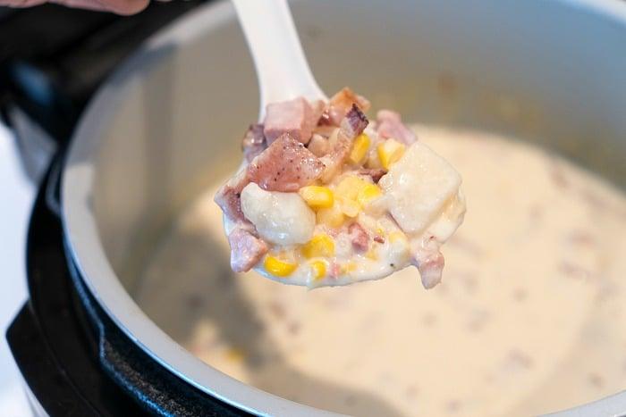 ham and corn chowder