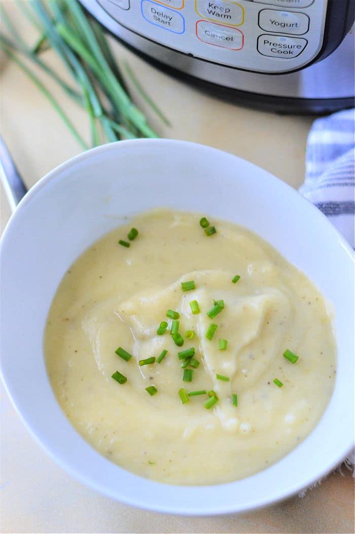Instant Pot Potato Leek Soup