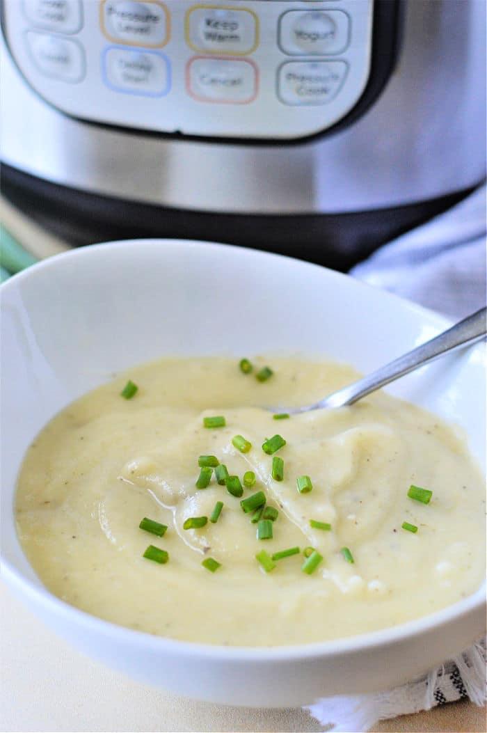 Ninja Foodi Potato Leek Soup