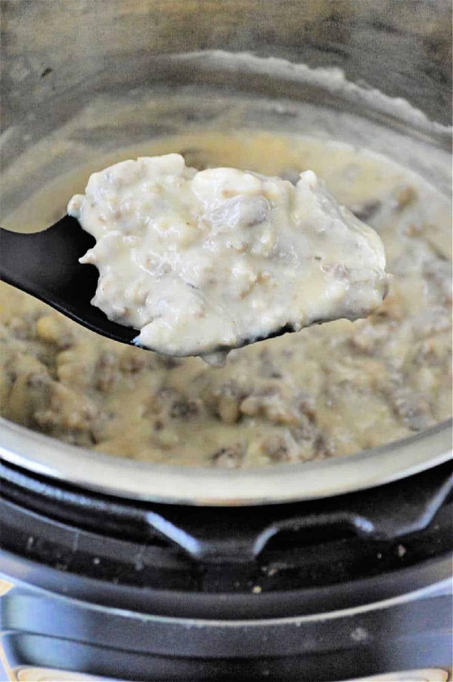 Instant Pot Sausage Gravy Recipe