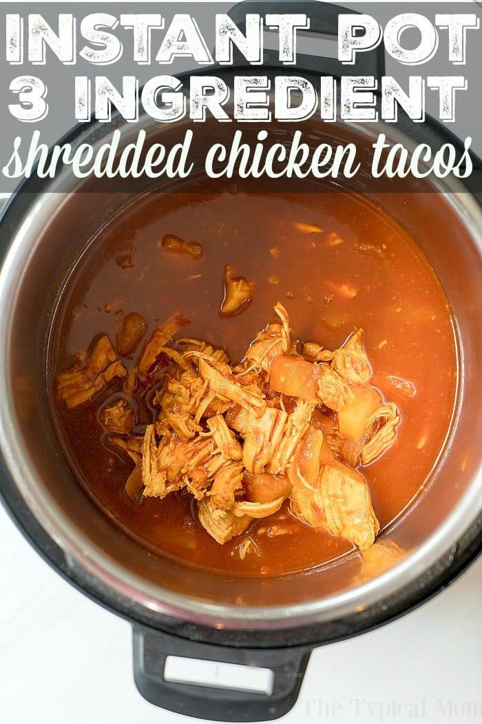 Instant Pot Shredded Chicken Frozen