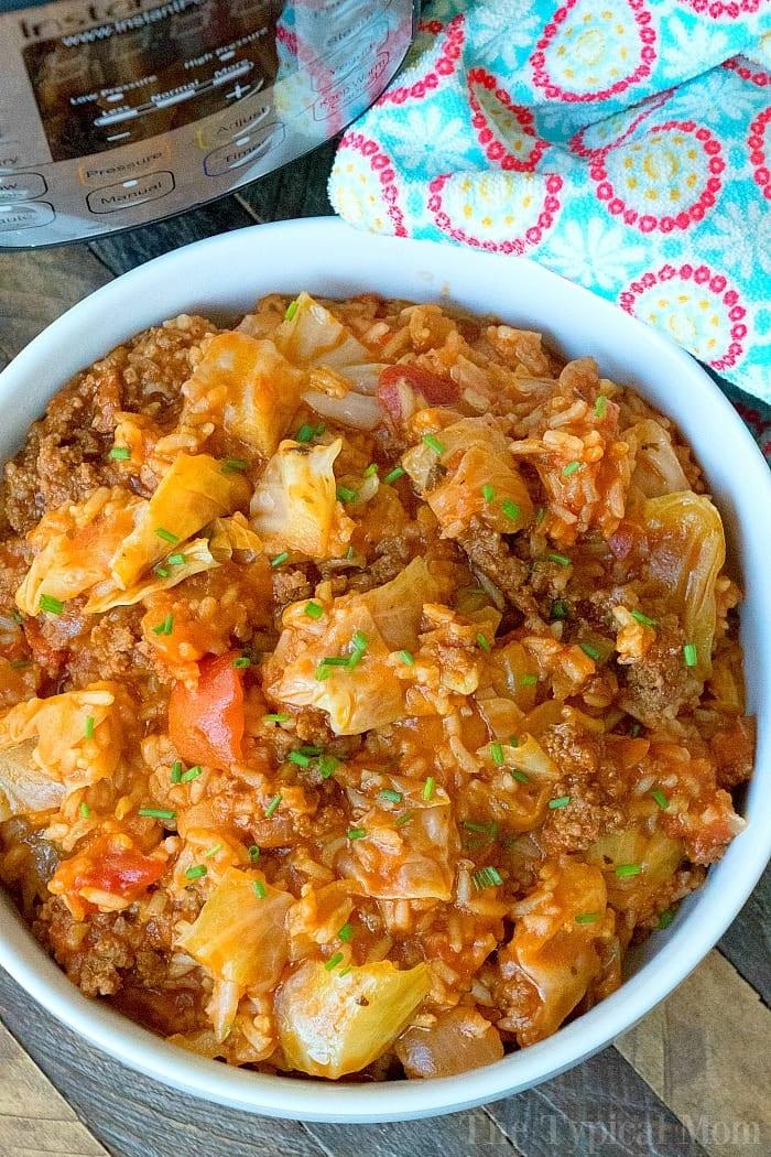instant pot stuffed cabbage casserole 4