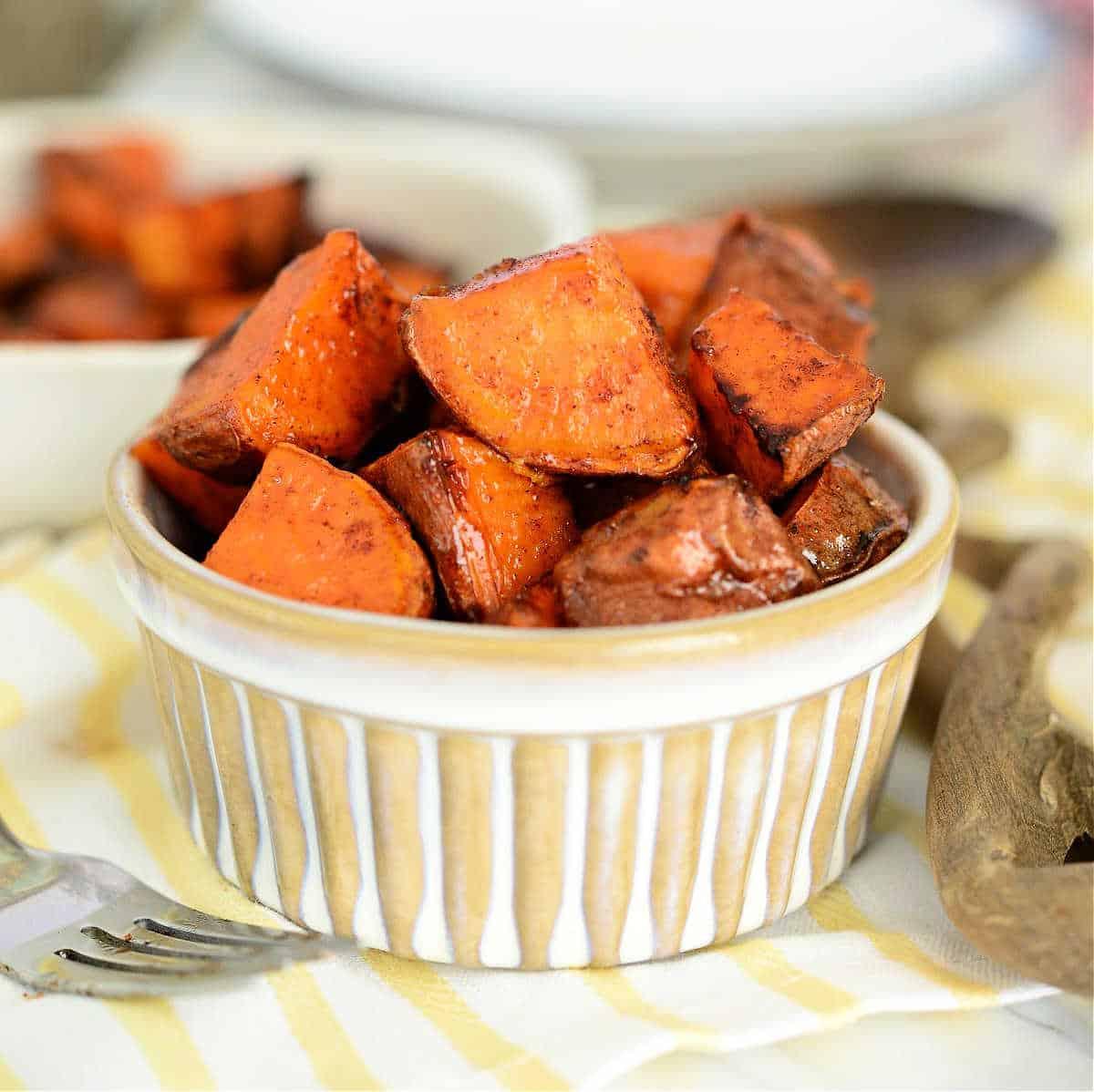 Instant Pot Sweet Potatoes Cubed