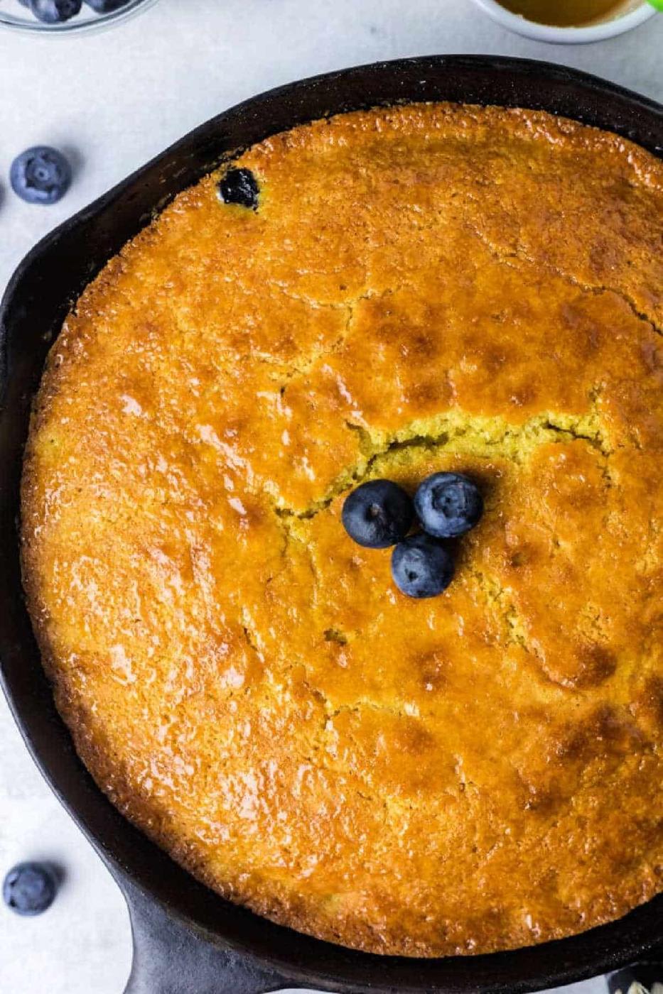 Jiffy Cornbread in Skillet