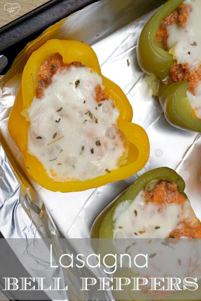 Lasagna Stuffed Bell Peppers Recipe