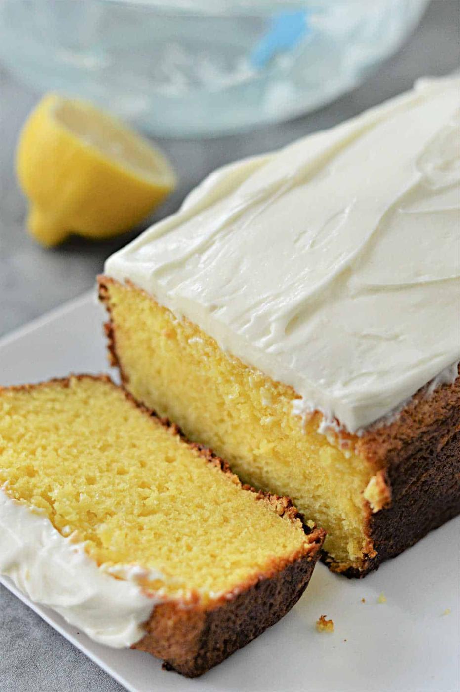 Lemon Pound Cake with Cake Mix