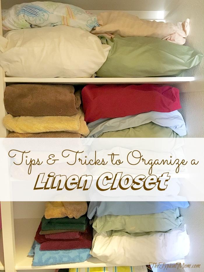 Linen Closet Organization