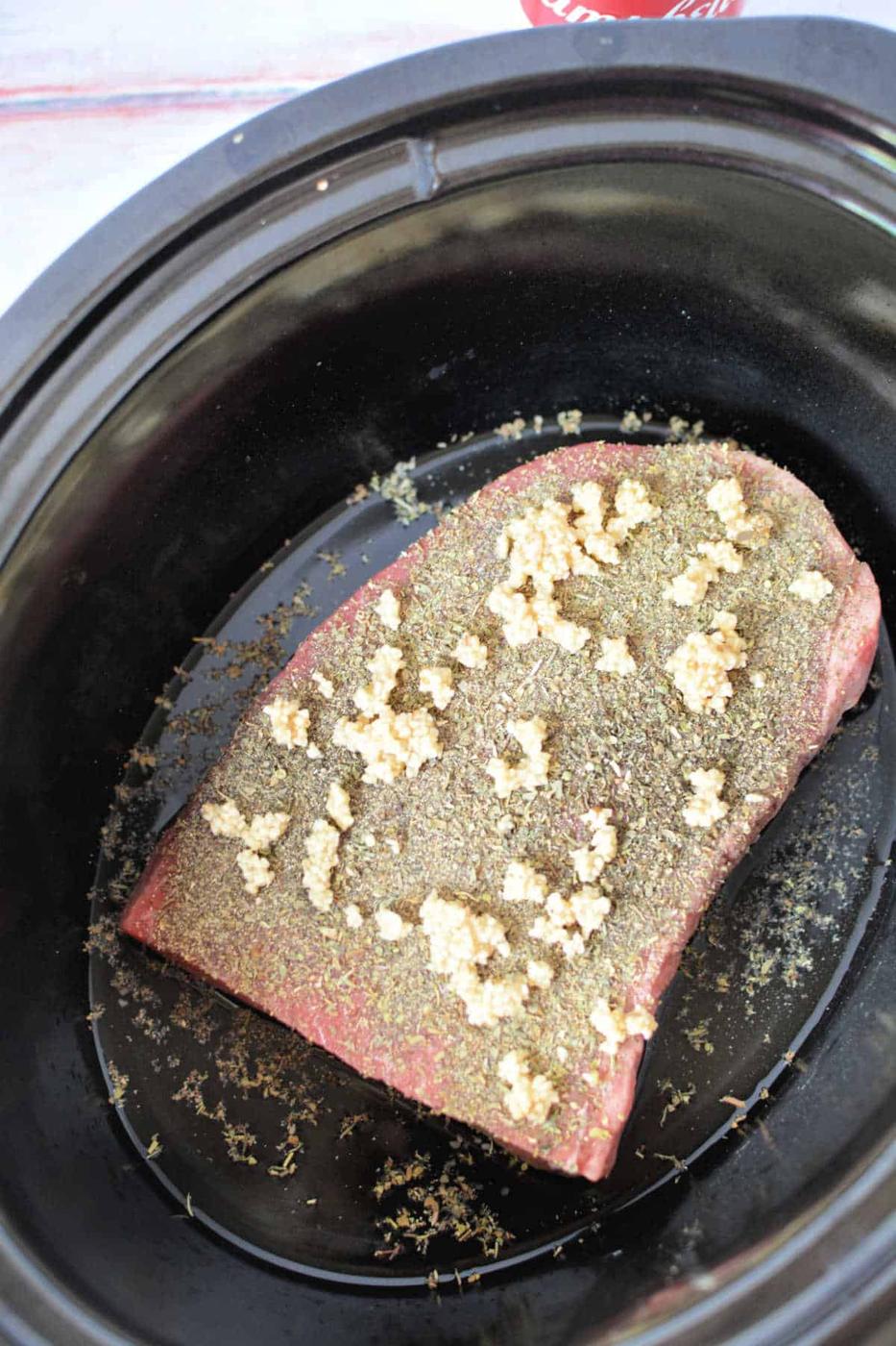 London Broil in Slow Cooker Recipe
