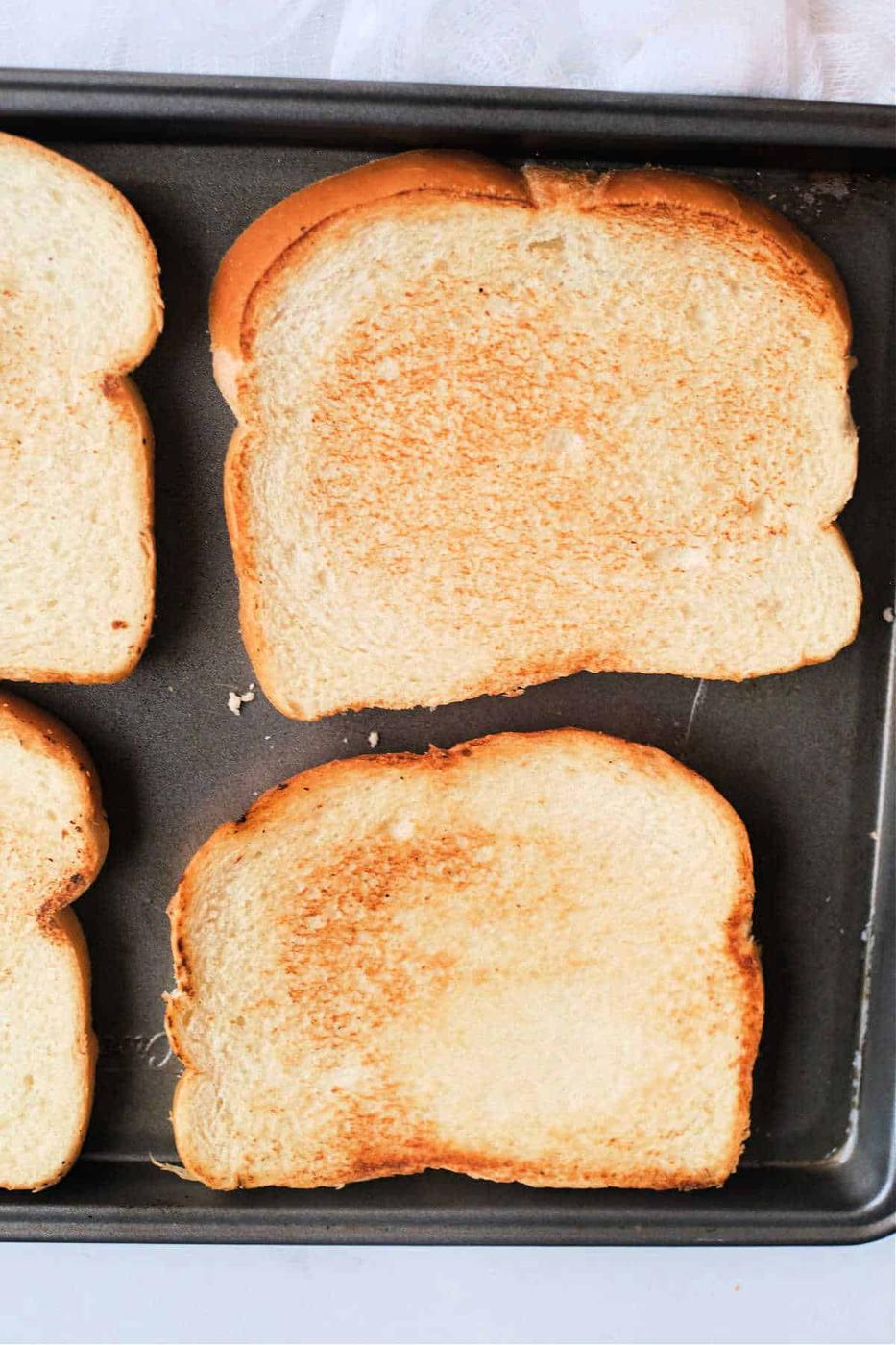 Crispy Toast in the Oven
