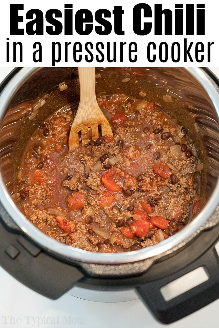 pressure cooker chili
